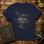 Above Noise Eagle T-Shirt — Outdoor Adventure Graphic Tee