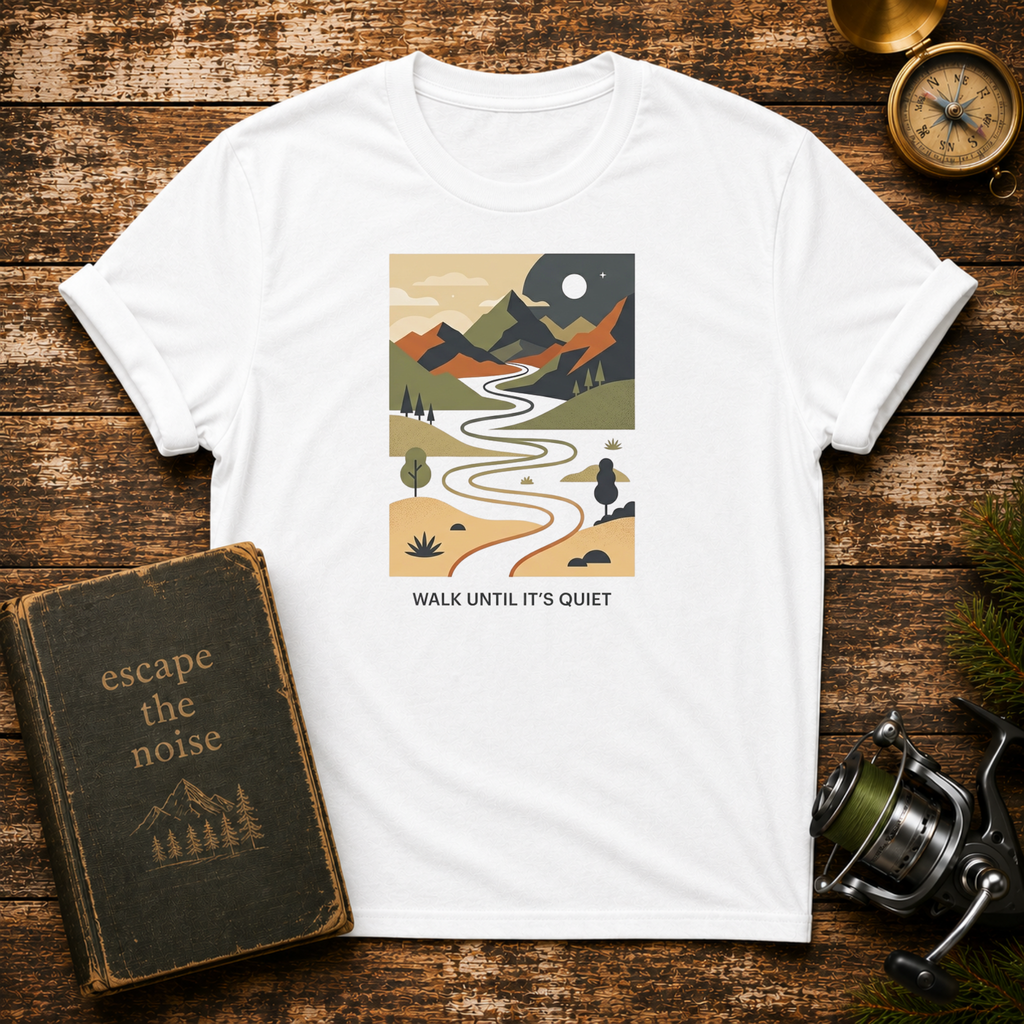 Adventure Road Graphic T-Shirt — 'Where Paths Go & Come' Outdoor Scenic Tee