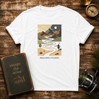 Adventure Road Graphic T-Shirt — 'Where Paths Go & Come' Outdoor Scenic Tee