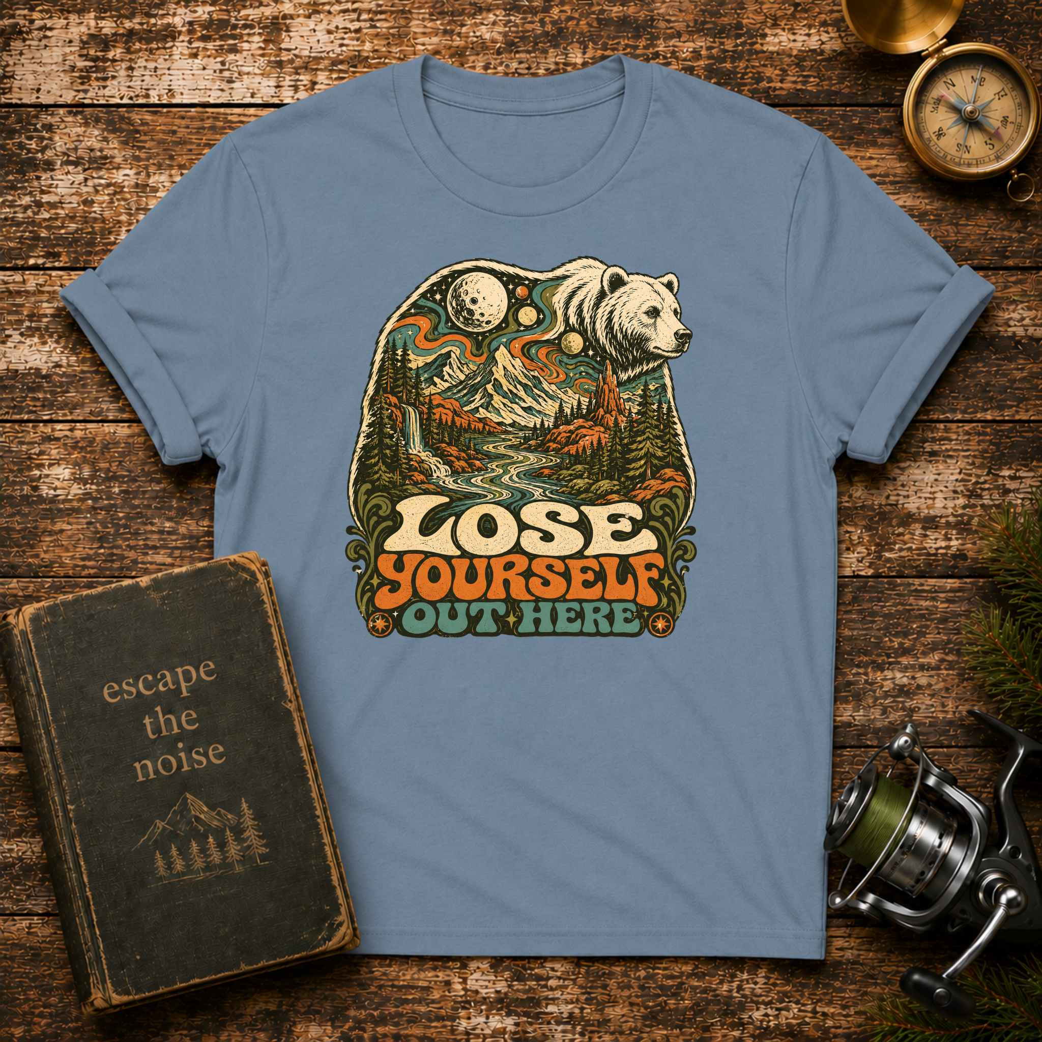 "Lose Yourself Out Here" Bear Tee