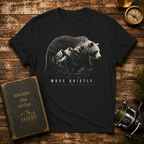 Bear Mountain T-Shirt – "Move Quietly" Wilderness Graphic Tee