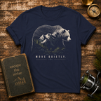 Bear Mountain T-Shirt – "Move Quietly" Wilderness Graphic Tee