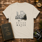 Better by the Water Graphic T-Shirt — Minimal Mountain  Design