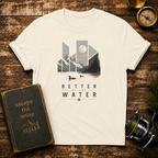 Better by the Water Graphic T-Shirt — Minimal Mountain  Design