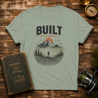 Built Different Mountain T-Shirt — Outdoor Adventure Graphic Tee