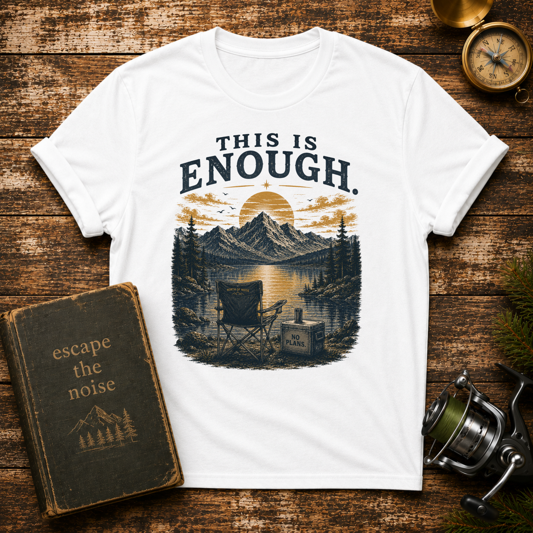 This Is Enough Camping T-Shirt