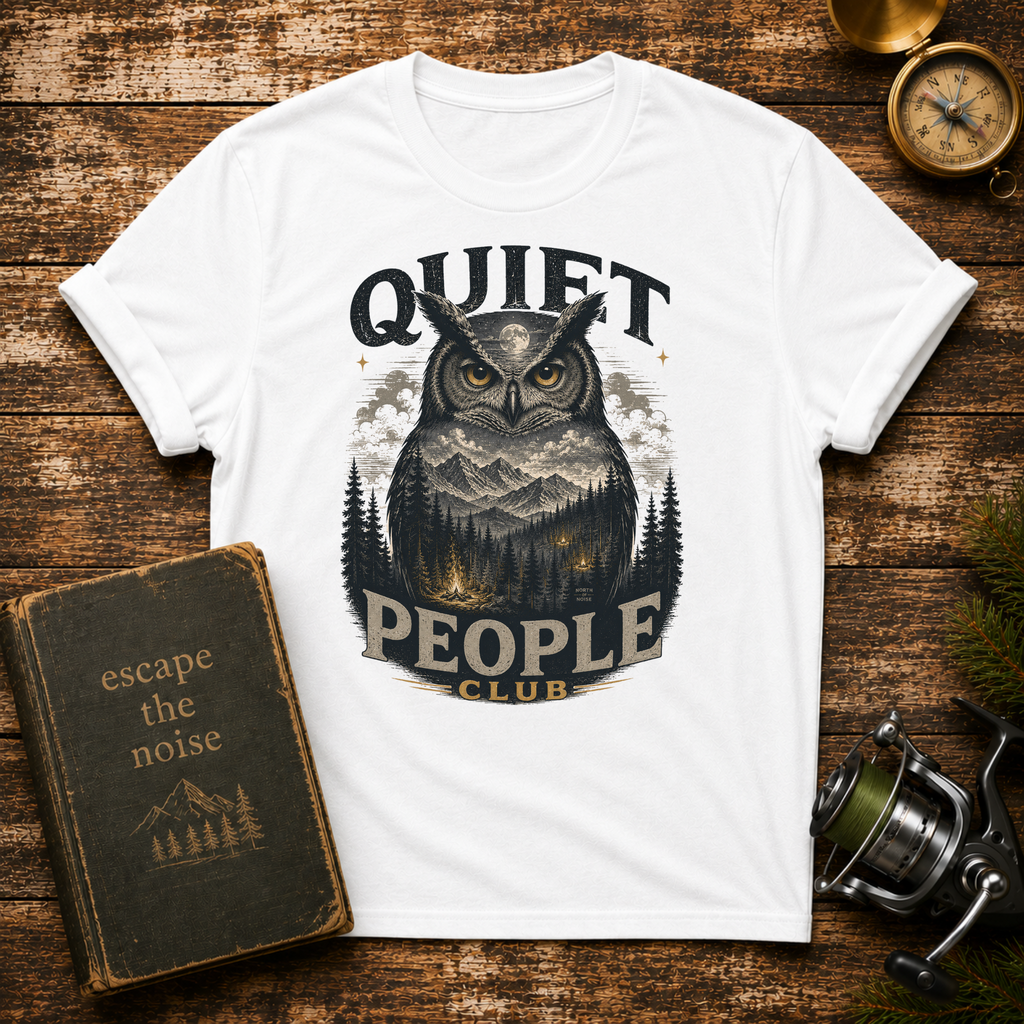 Quiet People Club Owl T-Shirt