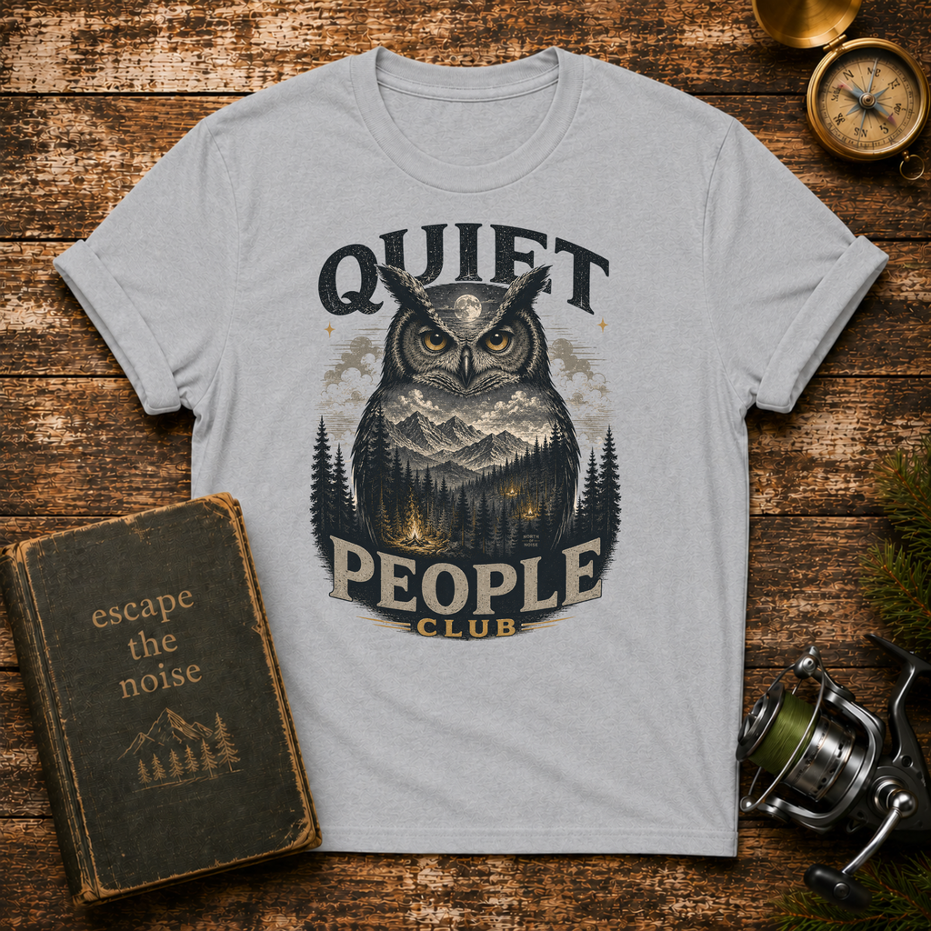 Quiet People Club Owl T-Shirt
