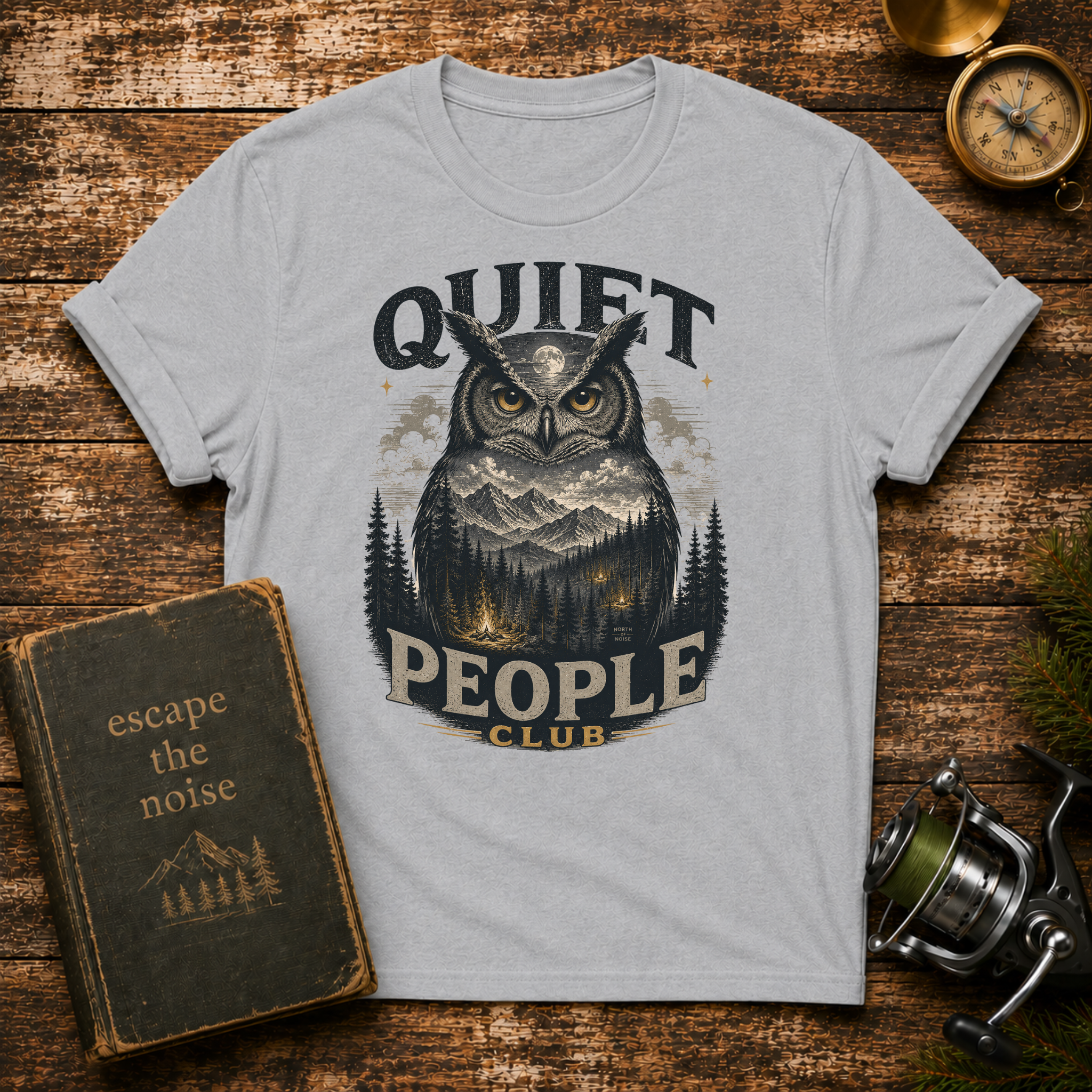Quiet People Club Owl T-Shirt