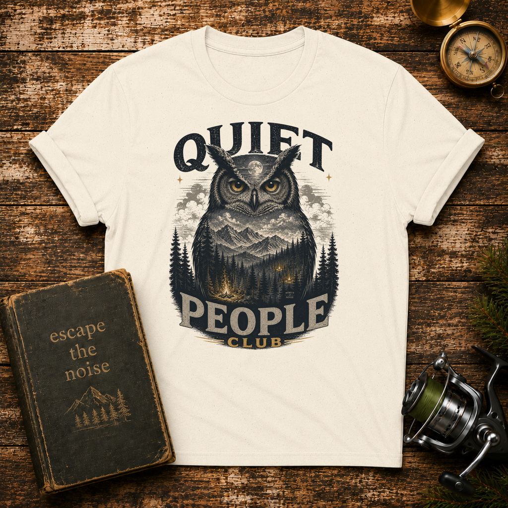 Quiet People Club Owl T-Shirt