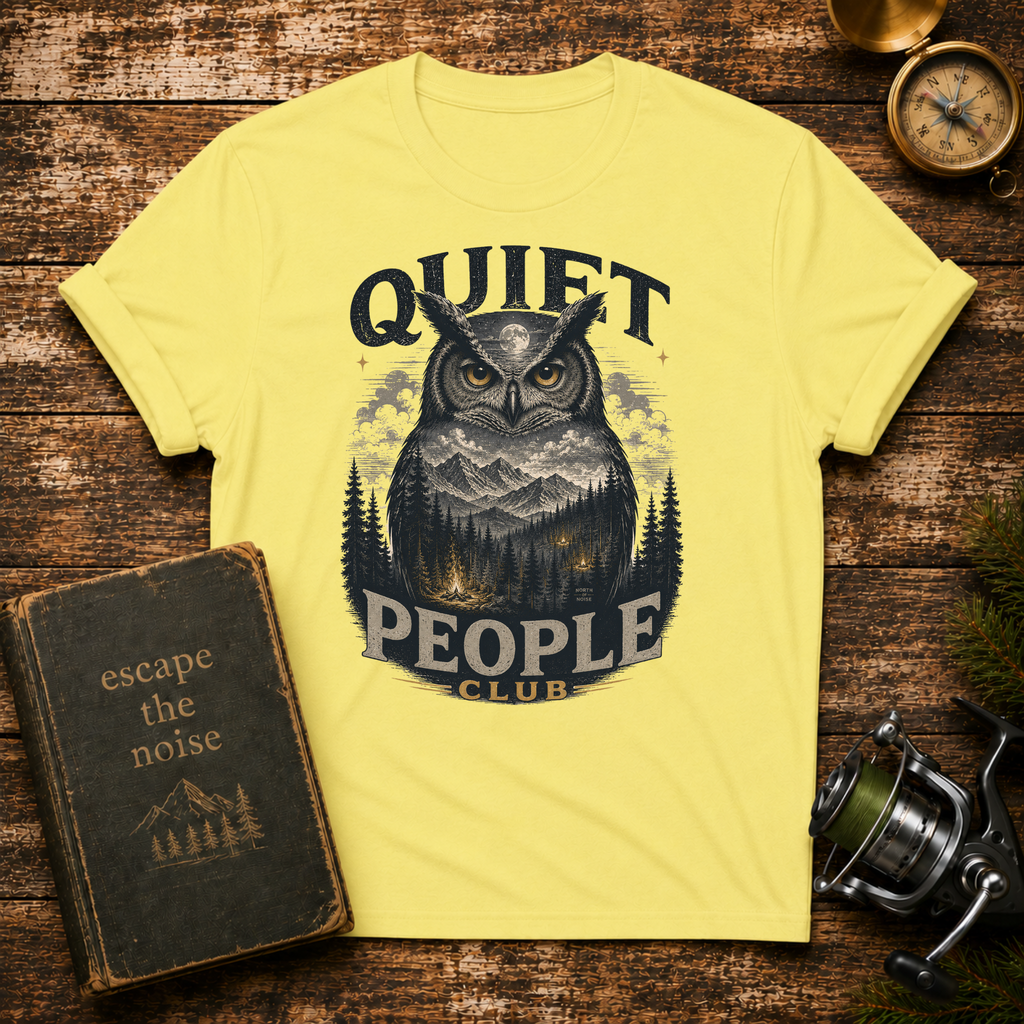 Quiet People Club Owl T-Shirt