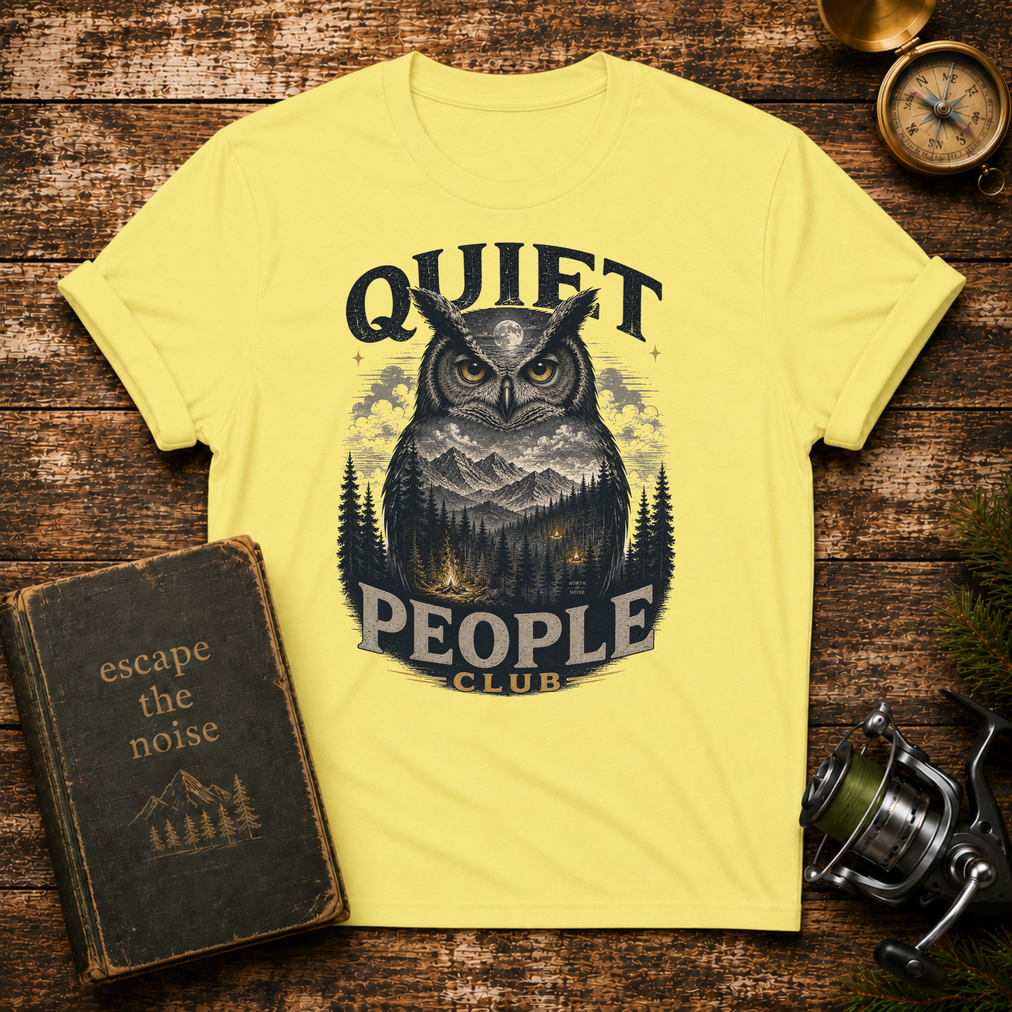Quiet People Club Owl T-Shirt
