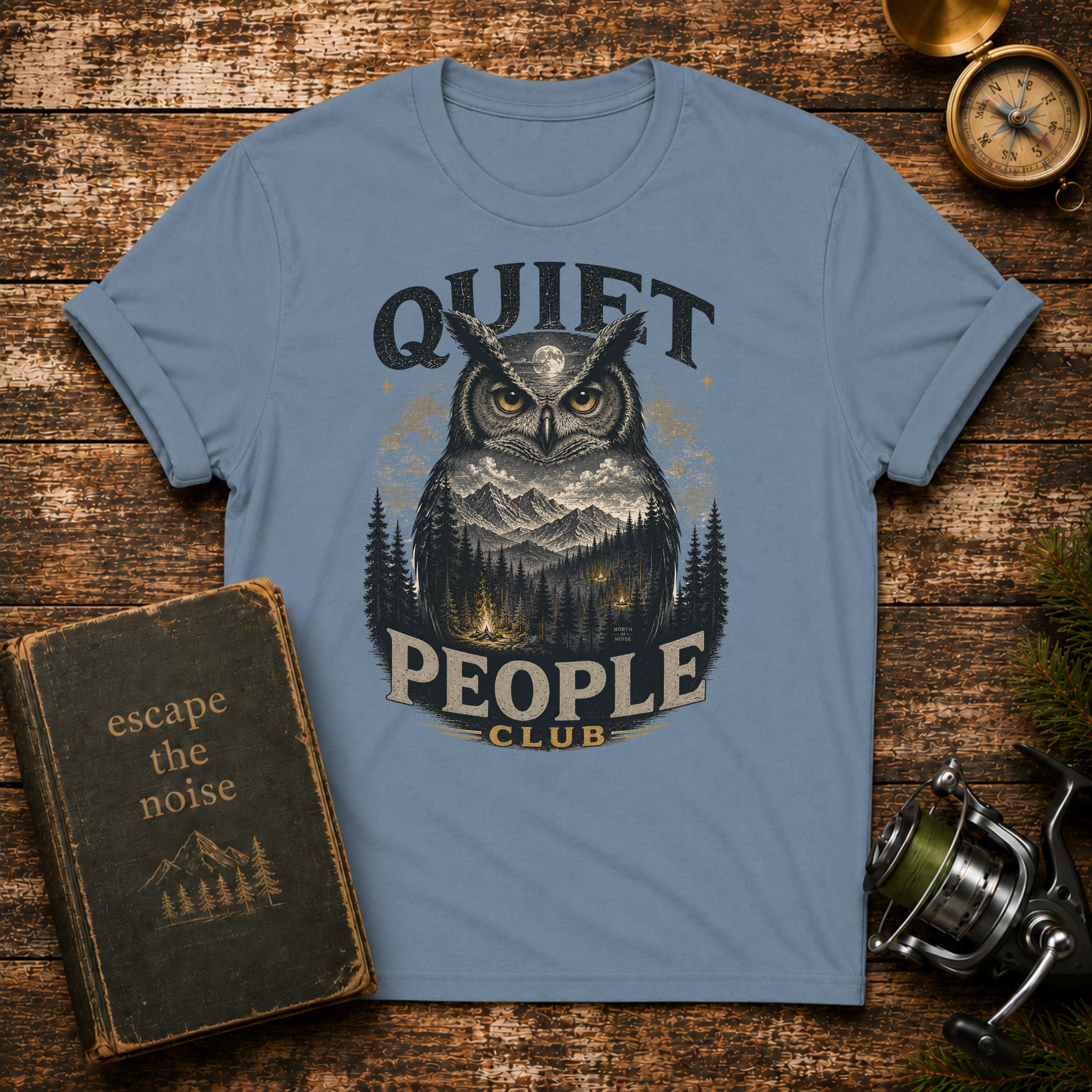 Quiet People Club Owl T-Shirt