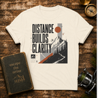 Distance Builds Clarity Mountain T-Shirt – Motivational Outdoor Hiking Tee