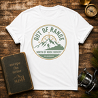 Out of Range Mountain T-Shirt — North of Noise Society Graphic Tee