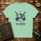Mountain River T-Shirt – "The Current" Adventure Graphic Tee