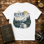 River Doesn't Care What Day It Is T-Shirt — Vintage Nature Camping Tee