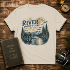 River Doesn't Care What Day It Is T-Shirt — Vintage Nature Camping Tee