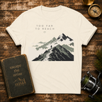 Mountain Landscape T-Shirt — Minimal Scenic Graphic Tee