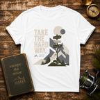 Take The Hard Way Graphic T-Shirt — Mountain Climber Adventure Tee