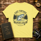 “Cast Further, Speak Less” Vintage Trout Tee