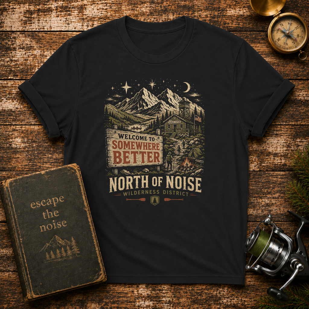 “Somewhere Better” North of Noise Mountain T-Shirt