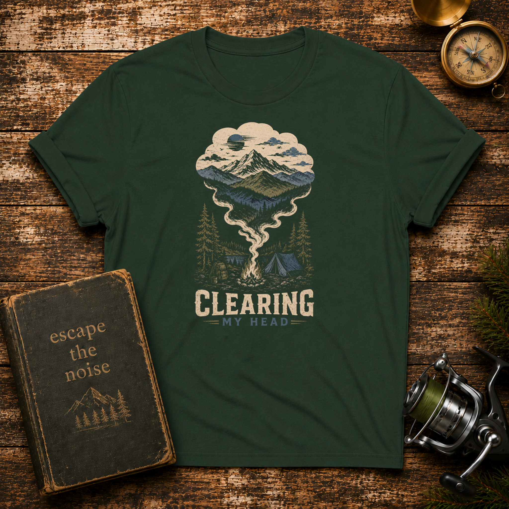 Clearing My Head Mountain T-Shirt