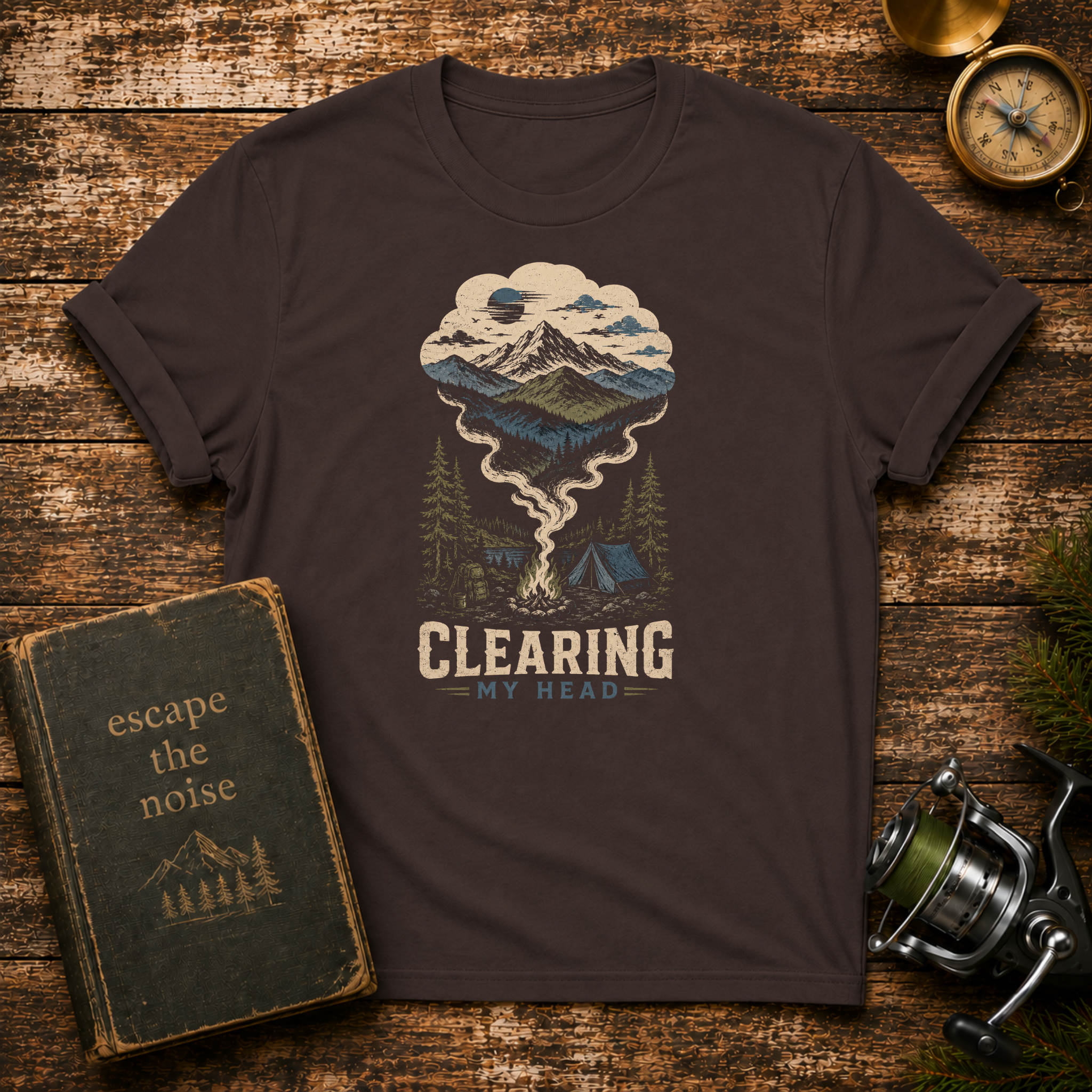 Clearing My Head Mountain T-Shirt