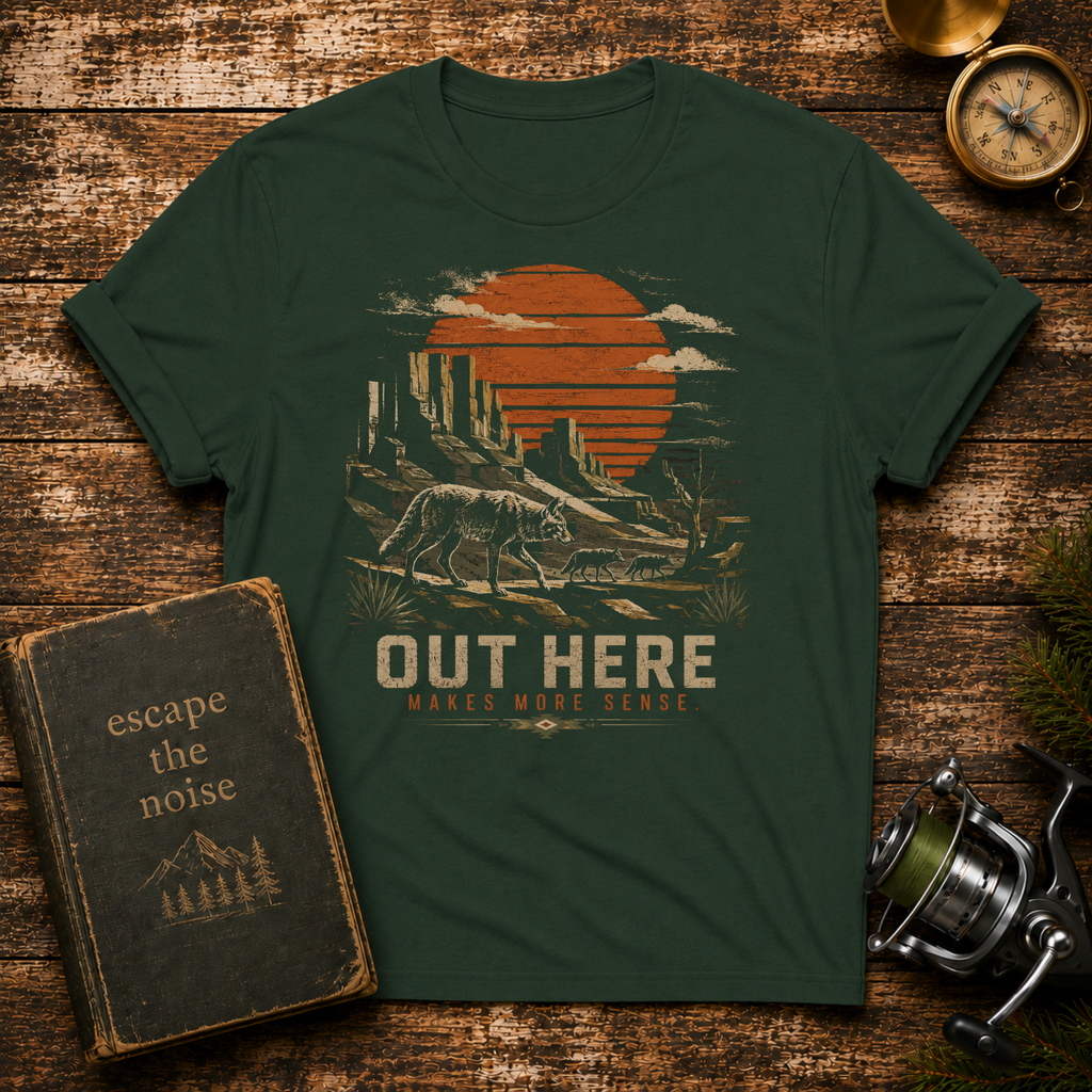 Out Here Desert Sunset T-Shirt