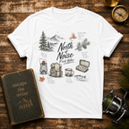 North Noise Field Notes Camping T-Shirt