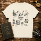 North Noise Field Notes Camping T-Shirt