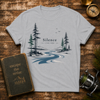 Silence Lives Here River Scenic T-Shirt