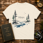Silence Lives Here River Scenic T-Shirt