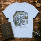 “Water Finds Quiet” Trout Graphic Tee