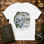 “Water Finds Quiet” Trout Graphic Tee