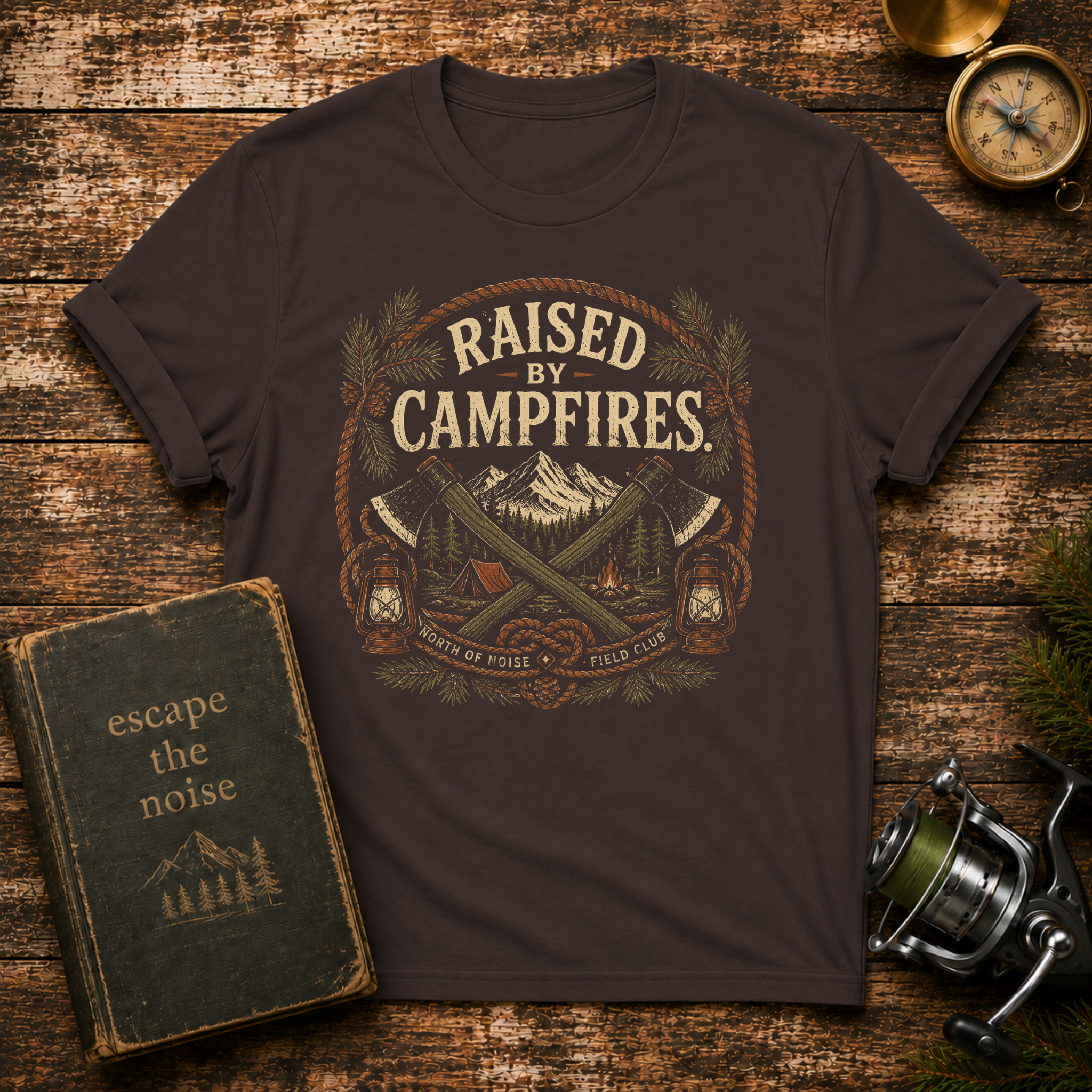 Raised by Campfires T-Shirt