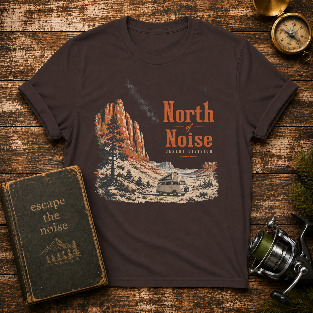 North Noise Vintage Mountain T-Shirt Desert Division