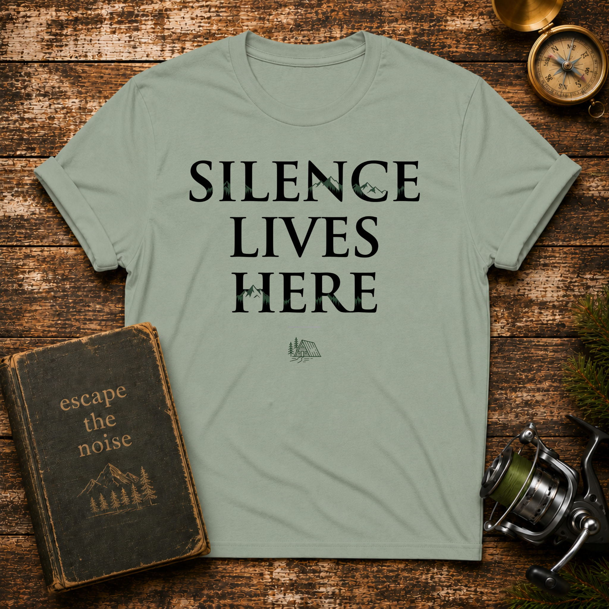 Silence Lives Here T-Shirt