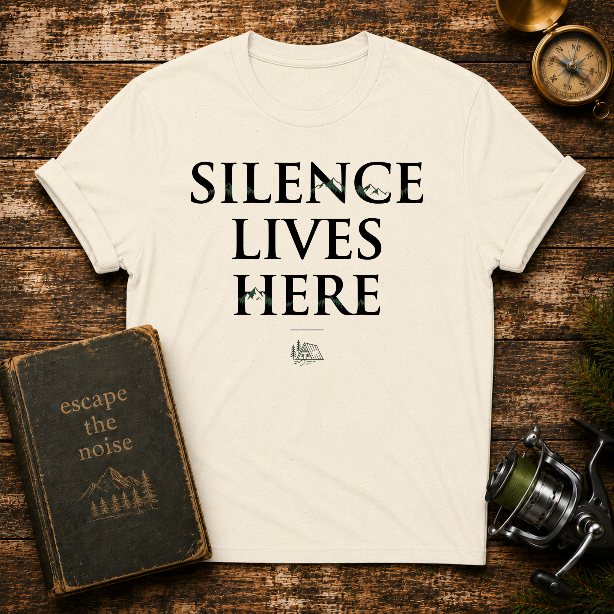 Silence Lives Here T-Shirt