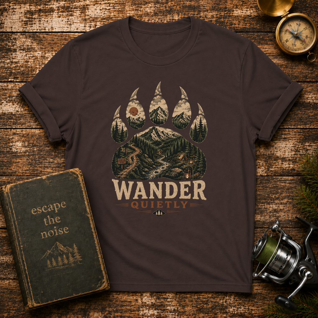 Wander Quietly Bear Paw T-Shirt