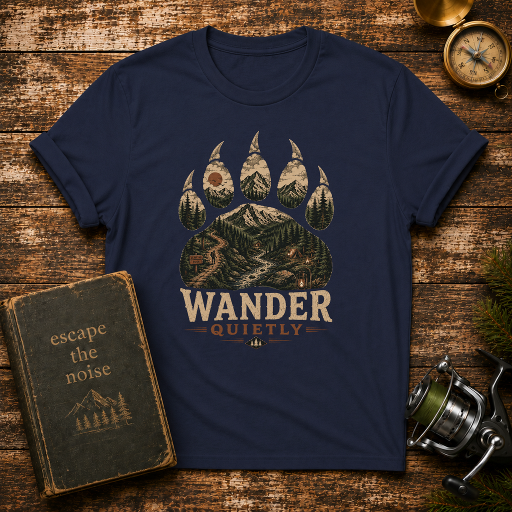 Wander Quietly Bear Paw T-Shirt