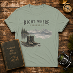 Right Where I Should Be Mountain T-Shirt