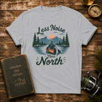 Less Noise More North Canoe T-Shirt
