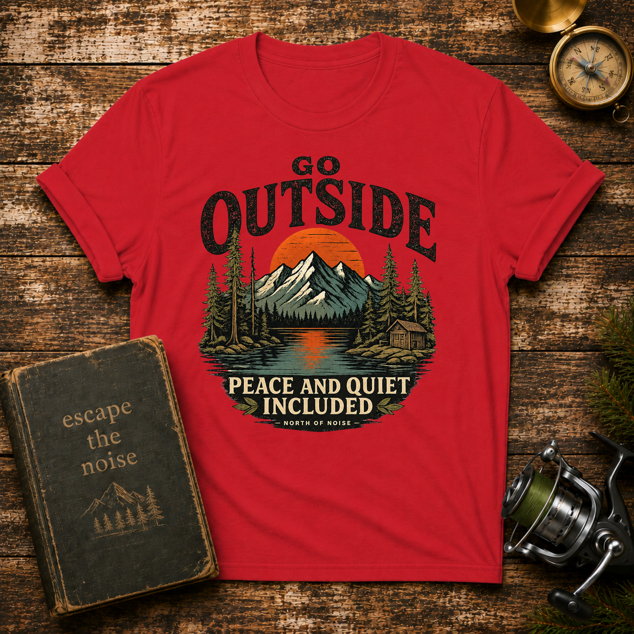 Go Outside Camping Tee