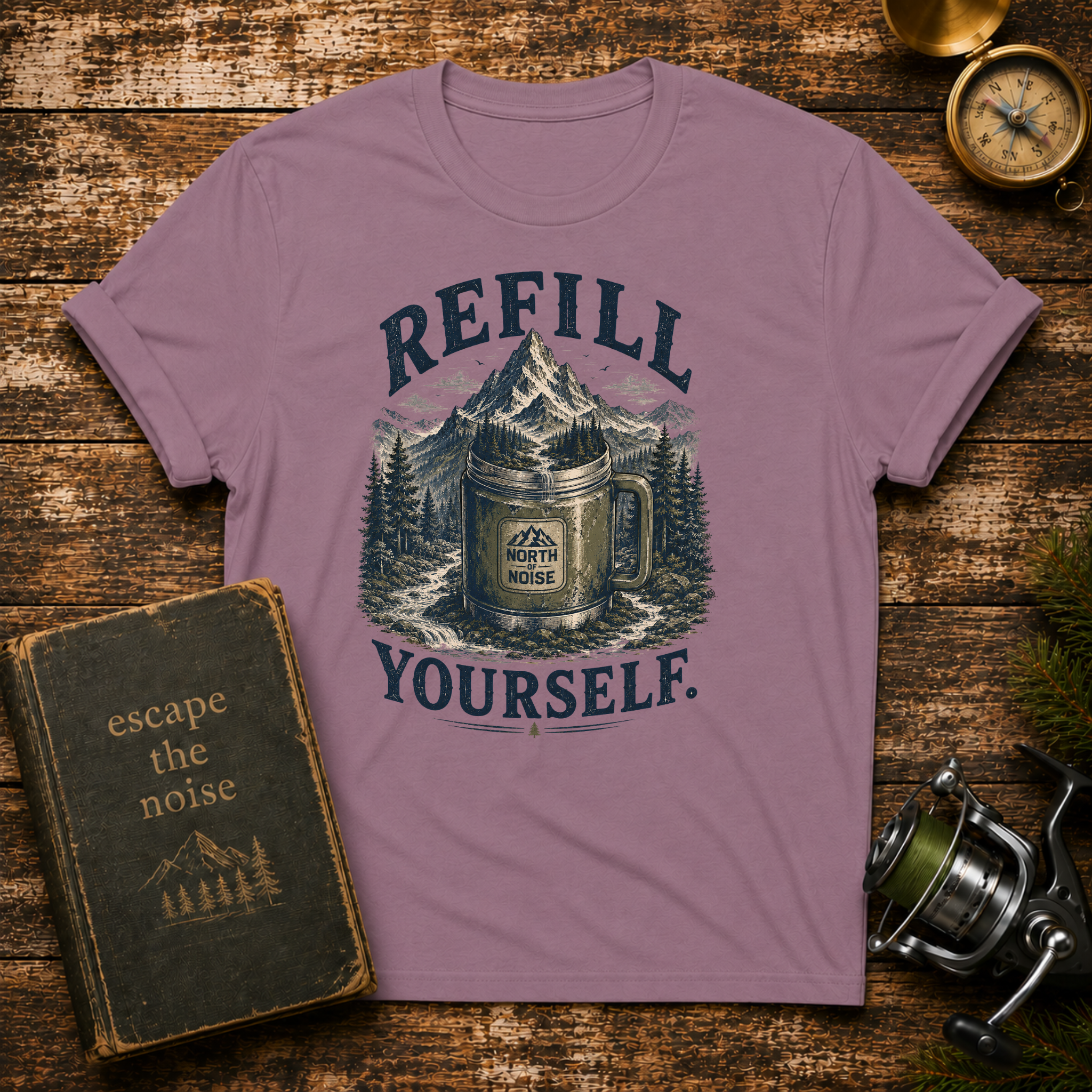 Refill Yourself Mountain T-Shirt