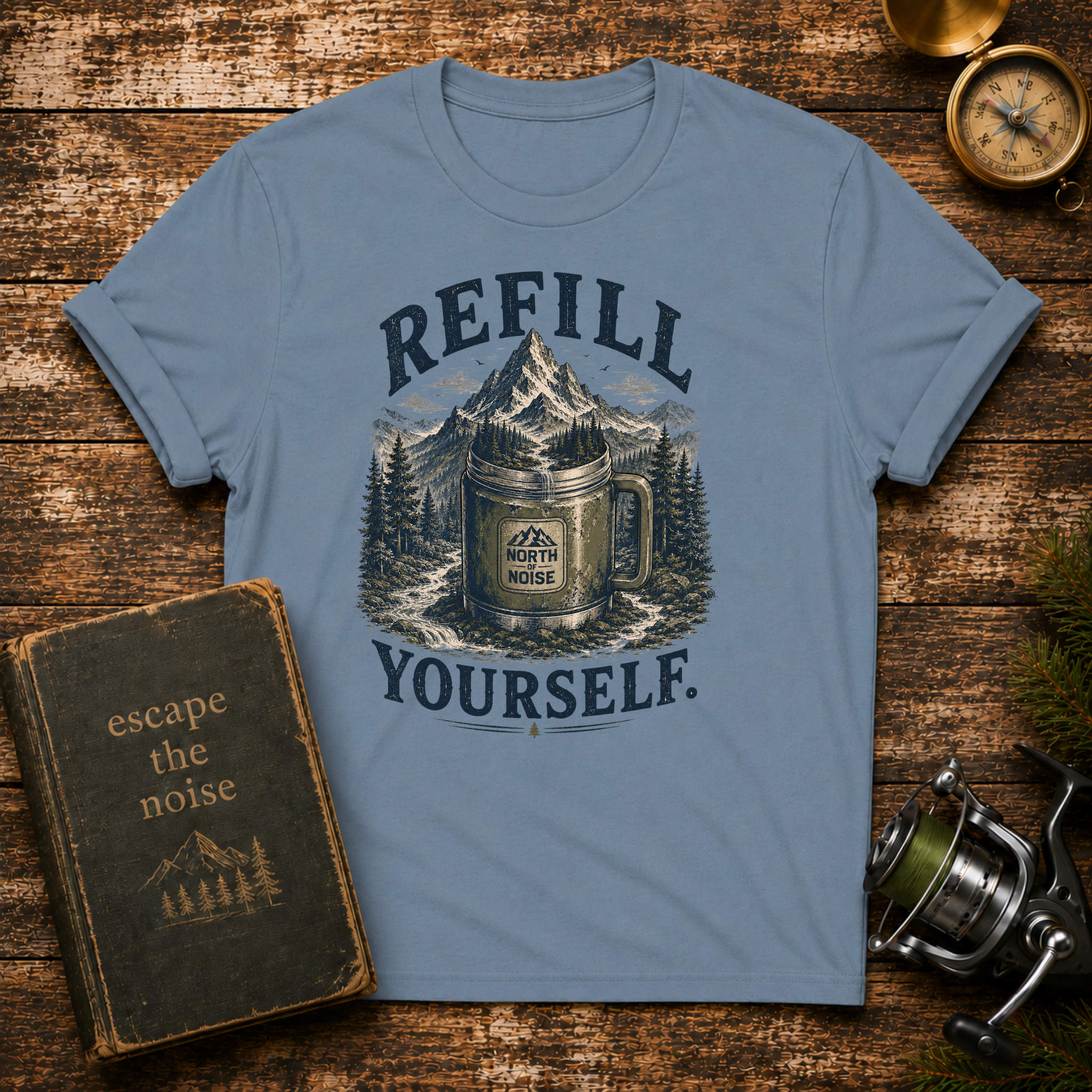 Refill Yourself Mountain T-Shirt