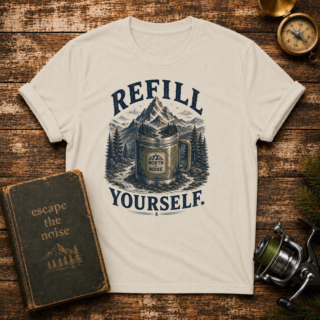 Refill Yourself Mountain T-Shirt