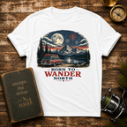 Born to Wander North 4th of July Camper Tee