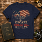 Escape. Breathe. Repeat. 4th of July T-Shirt