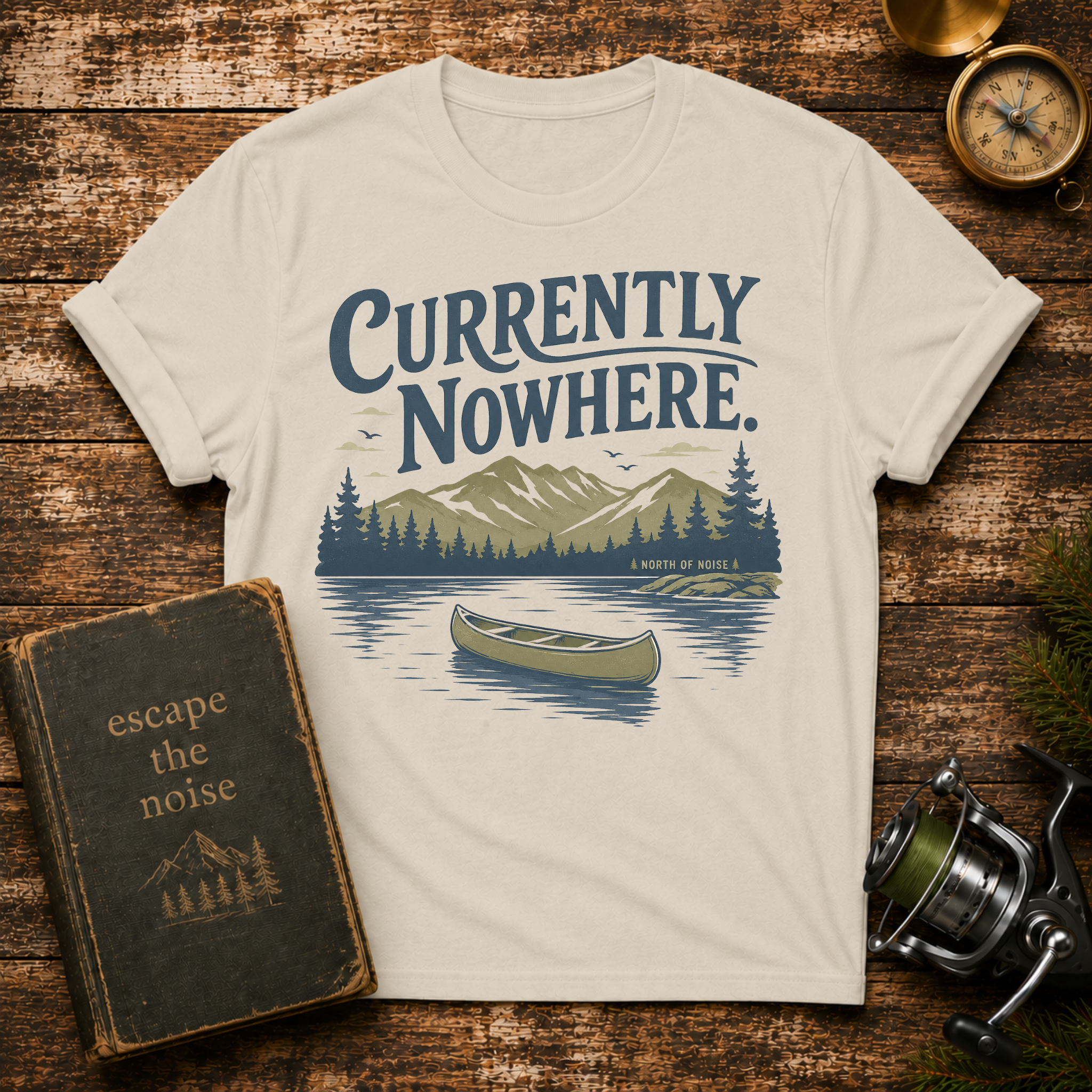 Currently Nowhere Canoe T-Shirt